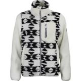 Peak Mountain Dames fleece met rits en borstzak Sherpa 350G