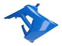 Derbi radiatorbekleding rechts blauw compatibel met Senda 50 R X-Treme | Origineel reserveonderdeel, OEM 2B004333000XD9
