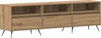 vidaXL TV-meubel Artisan eiken 150 x 30 x 44,5 cm bewerkt hout