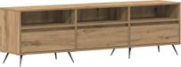 vidaXL TV-meubel Artisan eiken 150 x 30 x 44,5 cm bewerkt hout