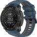 Techsuit W077 Bracelet pour Garmin Instinct 3 45mm Solar / Instinct 3 45mm, bleu marine
