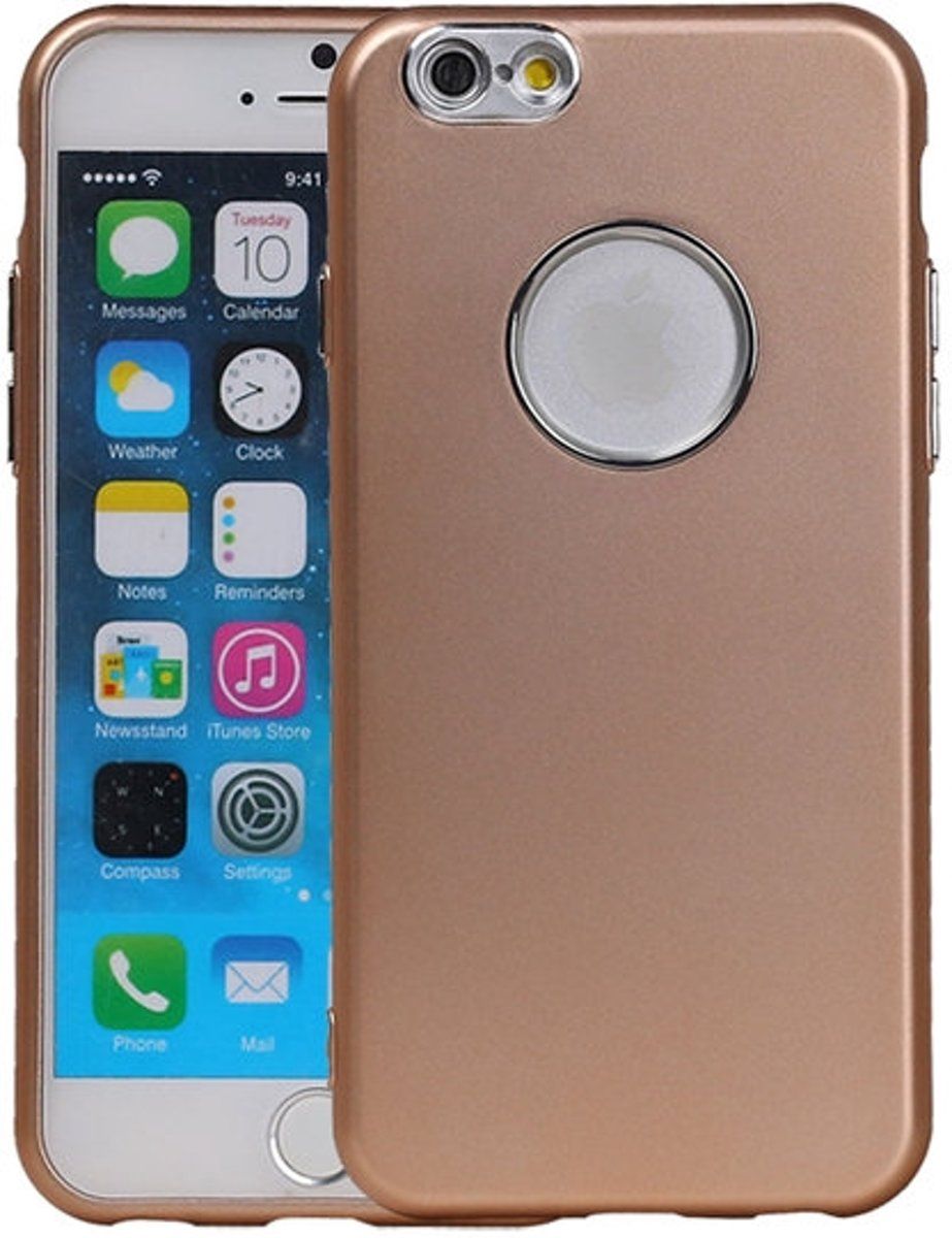 Best Cases .nl Apple iPhone 6 / 6s Design TPU back case hoesje Goud