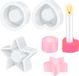 Unyqoos® set de 3 pièces de moules en silicone pour porte-bougies
