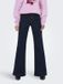 ONLY High Waist Flared Jeans Dark Blue Denim