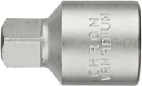 kwb Professionele overgangsset, Adapter van 3/8 inch vierkant naar 1/4 inch vierkant, CV-staal, mat verchroomd