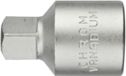 kwb Professionele overgangsset, Adapter van 3/8 inch vierkant naar 1/4 inch vierkant, CV-staal, mat verchroomd