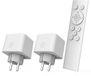 Trust WiFi Socket Set - Slimme Stekker Set - WiFi stopcontact – Smart plug set – App & Spraakbesturing - Incl. Afstandsbediening - Draadloze stekkerset – Energiemeting – Wit