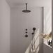 Brauer Black Carving Thermostatische Regendoucheset Inbouw