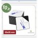 Quadrios 26SA172 26SA172 Pastille adhésive double-face noir (L x l) 20 mm x 20 mm 10 pc(s)
