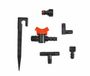 AWTOOLS Druppelirrigatieslang 50m Zwart Compleet Zestel