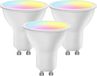 Fonkel Smart GU10 Wi-Fi Lamp Set 3x 5W - RGB + CCT