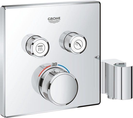 GROHE Grohtherm SmartControl Inbouwthermostaat - 2 uitgangen - chroom