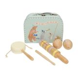 Dille &amp; Kamille Mallette à musique, 4 instruments, carton et bois FSC