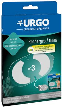 Urgo Pleister Elektrotherapie Navulling - 3 stuks