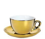 Cilio ROMA cappuccinokopjes, porselein, goud