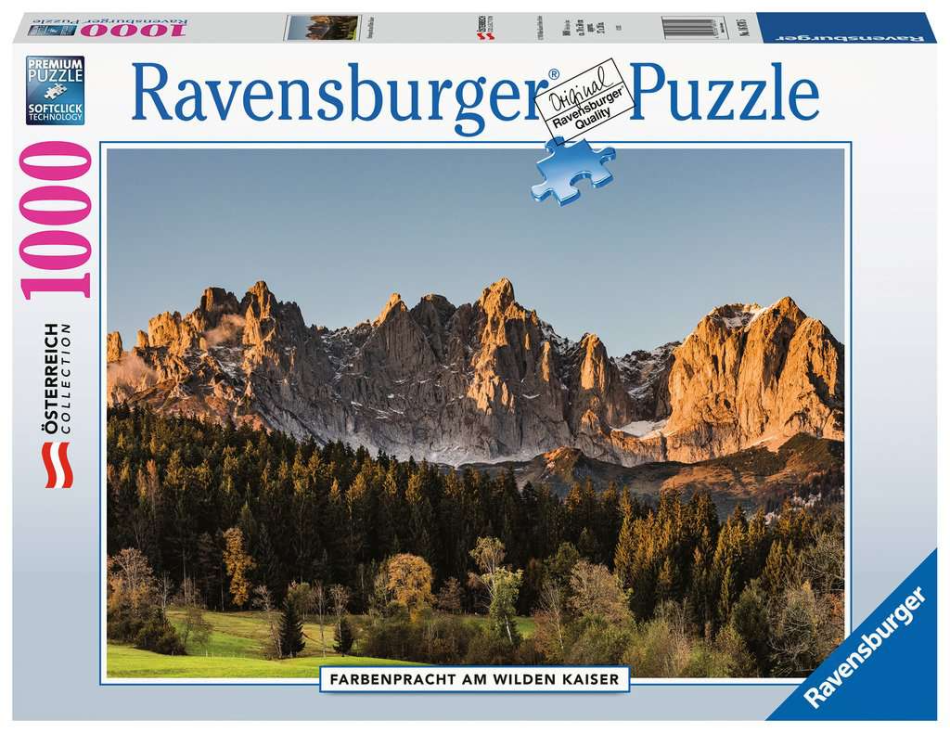 Ravensburger Kleuren Pracht in Wilden Kaiser Puzzel (1000 stukjes)
