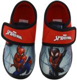 Leomil Spiderman - Pantoffels kinderen voor jongens - Sloffen kind met klittenbandsluiting - Schoenen van 2 tot 8 jaar - Maat 29 - Rood