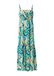 COMMA Jurk gemengde kleuren / wit