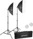 Bresser BR225B LED Fotostudioset - Continulicht met Daglichtlampen