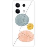 Xiaomi Siliconen hoesje compatibel met Xiaomi Redmi Note 13 5G Eén lijn blauw