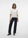 Vero Moda Pull Vmsilje 2/4 O-nck Oversize Pull Ga 10320460 Snow White Femme Taille - M