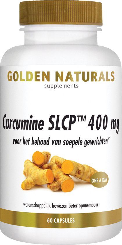 Golden Naturals Curcumine SLCP 400mg - 60 vegan capsules