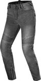 SHIMA Zenith GFLEXX Motorjeans voor heren, goedgekeurd, nauwe pasvorm, textiel, urban jeans, kniebeschermbroek, geventileerd, elastisch, zomerkleding (heren, grijs, 32/32)