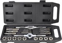 AWTOOLS - Serie AW20405 - Tap- en Snijplaatenset - 20 stuks - Staal - Met Plastic Koffer