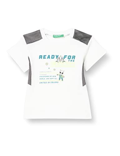 United Colors of Benetton T-shirt - Wit - 6 Maanden