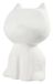 Décopatch SA002C - White cartoon cat to decorate - Creative paper-mâché hobby decoration - Dimensions: 12 x 8.5 x 21 cm
