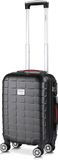 Monzana Exopack hardcase koffer zwart 53x37x21 cm