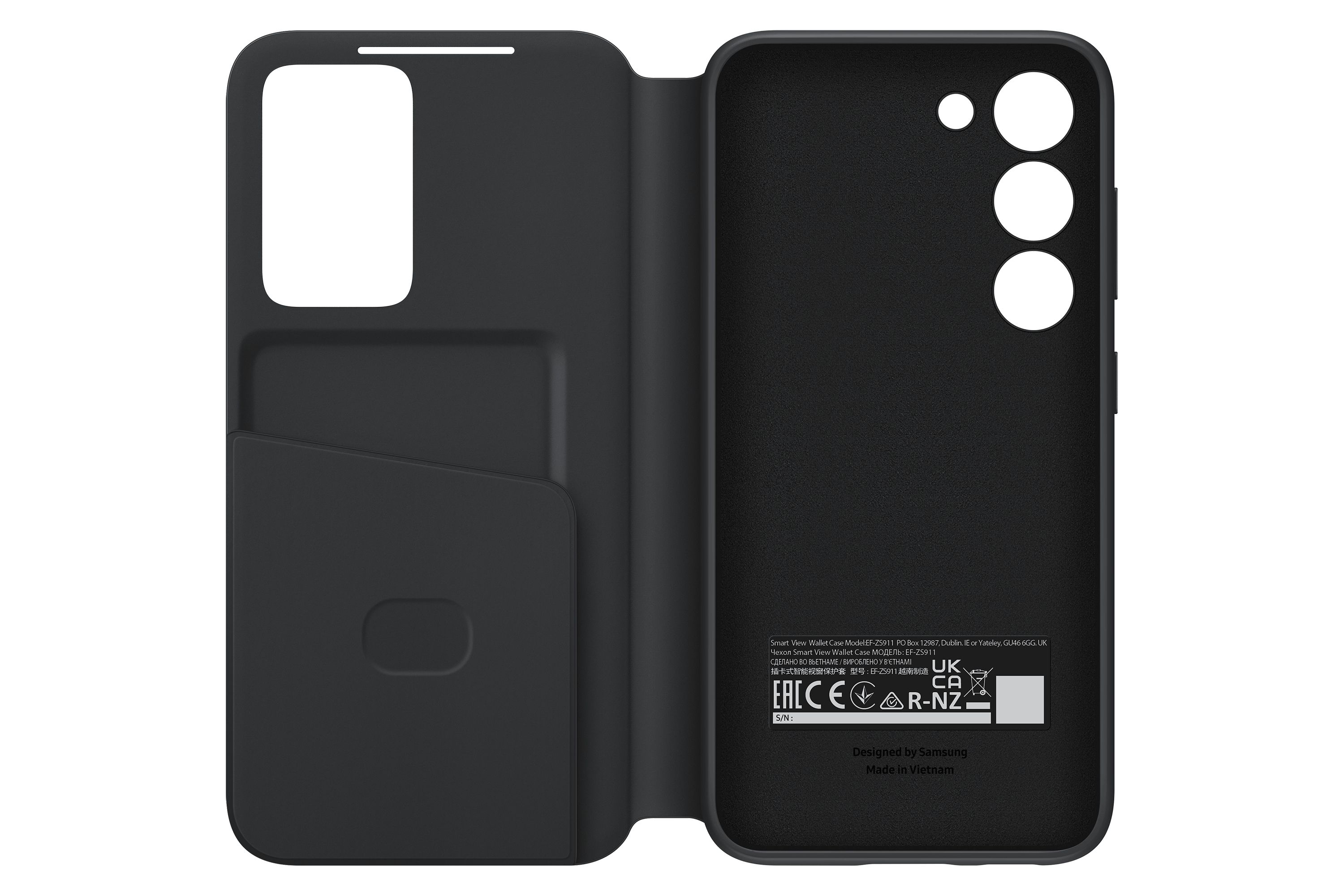 Samsung Galaxy S23 Folio Case - Black