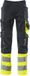 Mascot Safe Supreme Werkbroek met kniezakken - donkermarine/hi-vis geel - C58
