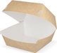 TakeAware Hamburgerbak Middel Kraft/Wit - 400 stuks