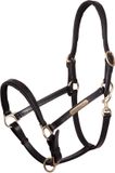 BR Premiere Lederen halster Pony Zwart