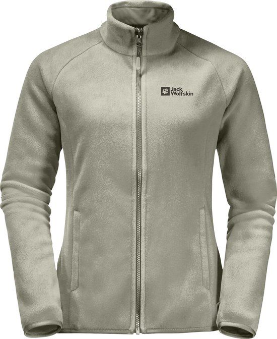 Jack Wolfskin MOONRISE FZ W Dames Outdoorvest - seal - Maat S