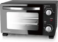 Melchioni Family DEVIL 11 Elektrische oven met inhoud 11 liter, instelbare temperatuur tot 230 °C, timer 30 minuten, kleur zwart