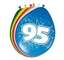 Folat Ballonnen 95 Jaar 30cm 8 stuks