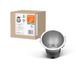 LEDVANCE Spot Twist Installation Downlight, Silver, 10W, 800lm, 830 WT, 93 mm diameter, varm hvid lysfarve, op til 90% energibesparelse sammenlignet med halogen downlights, enkel samling, 3000K