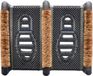 Merkloos / Sans marque Benson Schoenveger - 31 x 35 cm - schoenen borstelmat - voetenveger - schoenveegmat