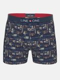 Line One Boxer Shorts bleu marine