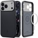 Spigen Nano Pop MagFit Hoesje Geschikt voor Apple iPhone 17 Pro - Back Cover Compatibel met MagSafe - Zwart