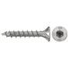 fischer 200 stuks spaanplaatschroef PowerFast II CTF 4,0 x 25 A2 200