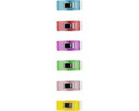Westcott stof klemmen - 27x10mm - assorti kleuren - 60 stuks - AC-E11000