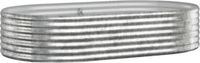 vidaXL Plantenbak - 175x100x36 cm - Gegalvaniseerd Staal - Zilverkleurig