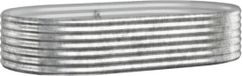 vidaXL Plantenbak - 175x100x36 cm - Gegalvaniseerd Staal - Zilverkleurig
