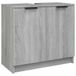 VidaXL Badkamerkast 64,5x33,5x59 cm bewerkt hout grijs sonoma eiken