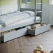 Junior Vida Weegschaal Onderbed Lade Opslag Solid Pine Set van 2 Laden Kinderen Kids (Grijs)