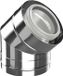 Bosch FC-CE80-45 Coude concentr. d:80/125, 45Gr acier inoxydable, 7738112701