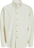 JACK&JONES JORSANTORINI DENIM SHIRT LS SN Heren Overhemden Lange mouw Katoen Ecru S